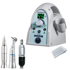 Microlab Digital 350 E-Type set with Straight Nose Cone, 1:1 Contra Angle & On/Off Pedal